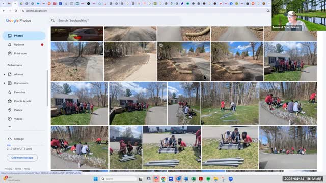 Fay School students assemble benches; committee outlines volunteer days, programming and mapping plans