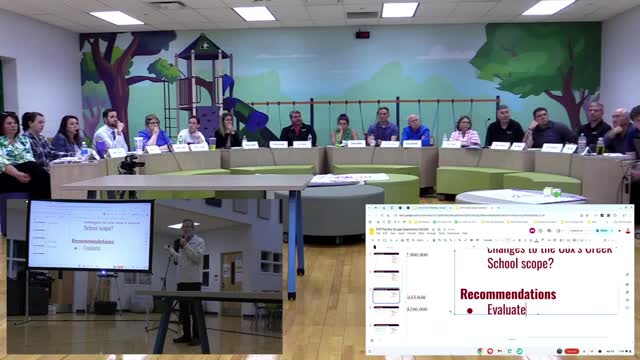 Cox's Creek School discusses space challenges and renovation needs for multiple campuses