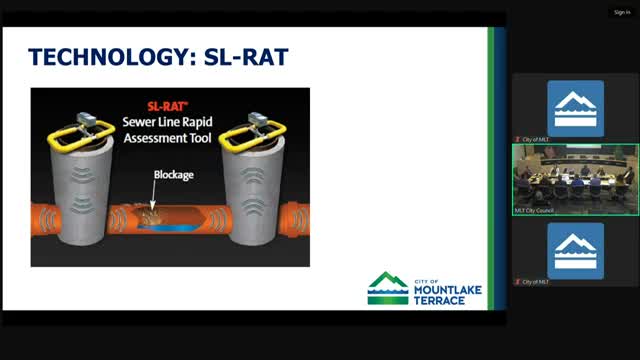 Mountlake Terrace details data-driven sewer inspections, says targeted jetting saved time and water