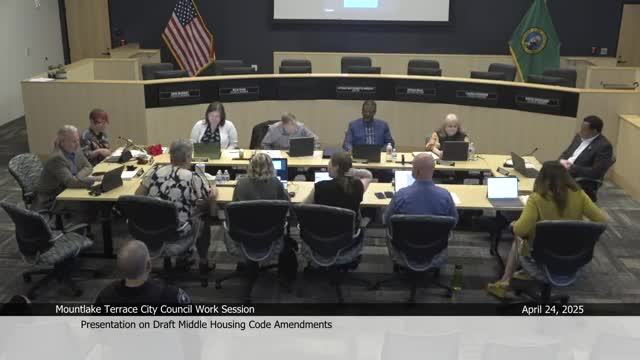 Mountlake Terrace presents draft middle-housing code to comply with state mandates; council presses on feasibility and lot coverage