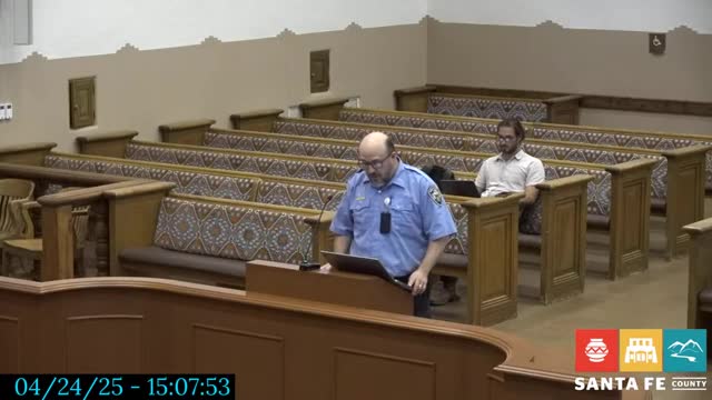 Santa Fe County asks hearing officer to recommend clean-and-lien for deteriorated house at 2500 Lopez Lane