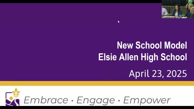LC Allen presents new school model, CTE expansion and student-survey gains; community urges protection of boundaries