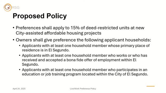 Council discusses affordable housing preferences to mitigate displacement in future projects