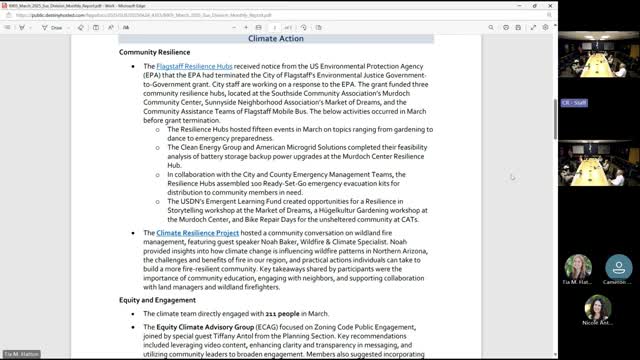 Flagstaff appeals EPA stop‑work order for resilience‑hub grant; city seeks interim funding