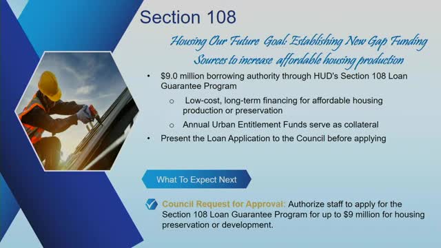 County staff seeks authorization for $9M HUD loan for affordable housing