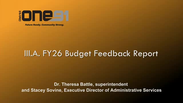 Burnsville ISD 191 board hears community feedback on FY26 budget; projects 18.15% fund balance