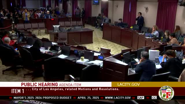 City Planner Advocates for Job Retention Amid Proposed Cuts in LA Budget Hearing