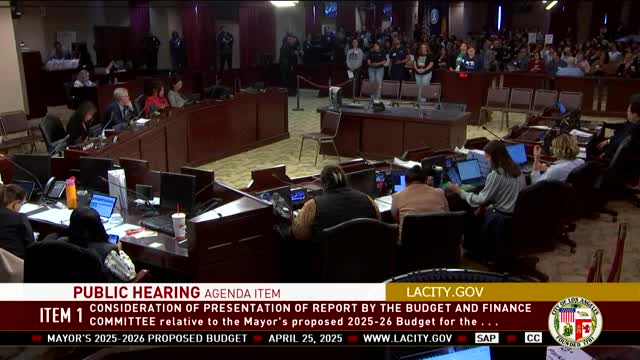 Los Angeles workers advocate against budget cuts to essential services