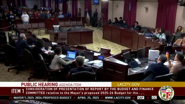 Residents and city officials oppose cuts to youth and public safety services in Los Angeles