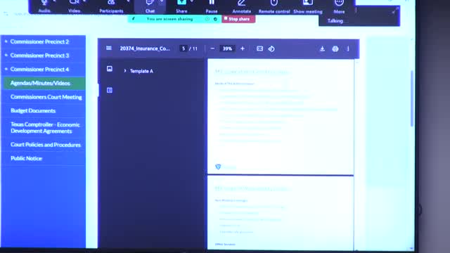 Commissioners add Texas State Aquarium to approved outside agencies, approve allocation; one abstention