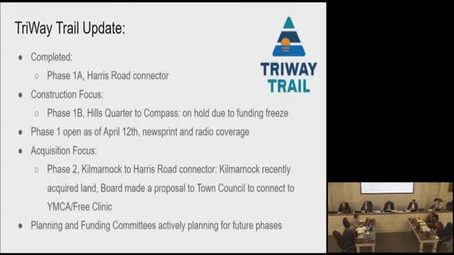 Town Council opens Bridal Trail while addressing funding issues and construction activity