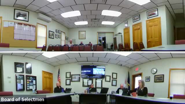 Town briefs board on sewer pump station work and DOT drainage/sidewalk coordination; traffic safety concerns raised