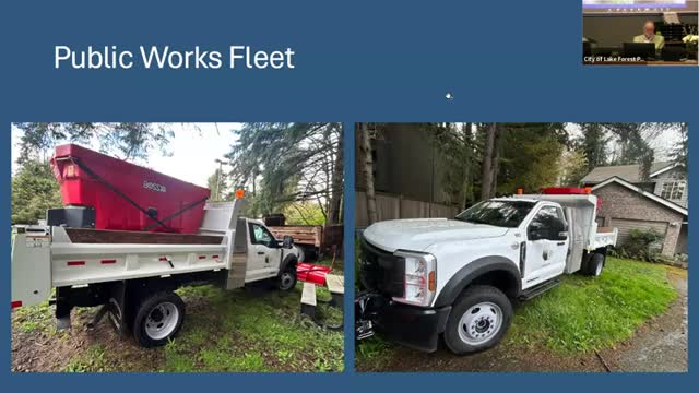 Council authorizes administration to buy police and public-works vehicles for 2025–26 biennium