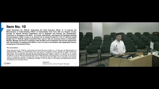 Board approves $1.4 million to join state Equitable Building program; staff say region stands to attract up to $60 million in project investment