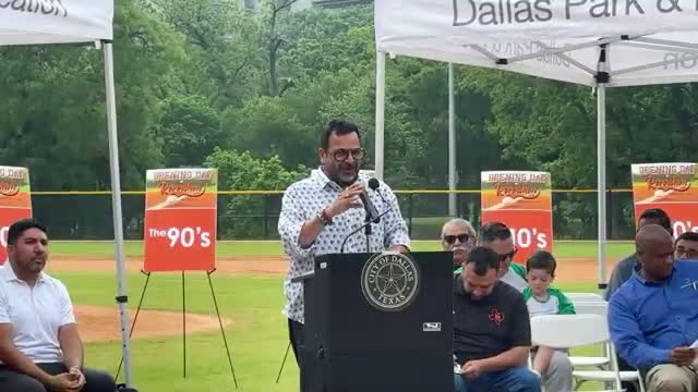 Dallas celebrates reopening of Reverchon Park ballfield after community-led restoration