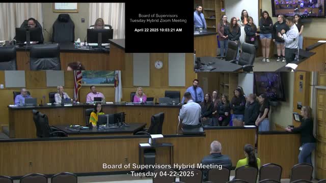 Board approves updated county internship program with local‑preference amendment