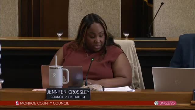 Votes at a glance: Monroe County Council actions from the April 22 meeting