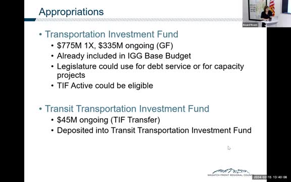 Legislature allocates $1.1B to Transportation Investment Fund for multimodal projects