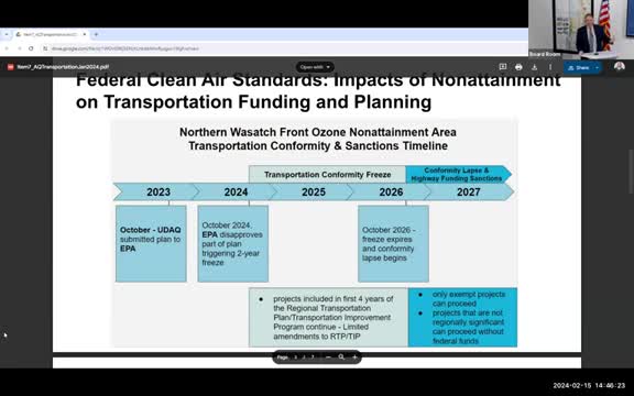Transportation plan freeze risks funding for regionally significant projects