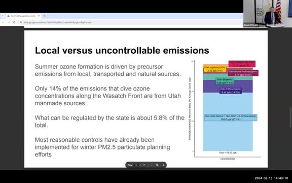Air Quality Board seeks strategies to address international emissions under Clean Air Act