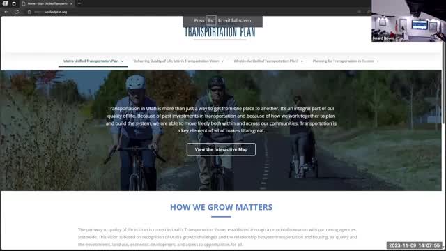 Wasatch Front Regional Council outlines Utah’s Unified Transportation Plan, flags $153 billion in statewide needs