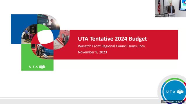 UTA invests in economic analysis for Unified Transportation Plan to enhance community transit