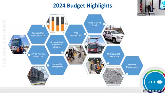 UTA outlines $750M budget plan for capital improvements and electric bus transition