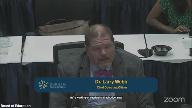 Durham School Board discusses building access and budget equity strategies