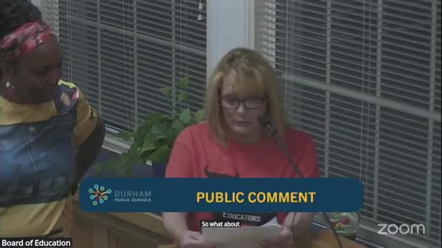 Students urge Durham school board to adopt Green New Deal resolution and preserve dance program