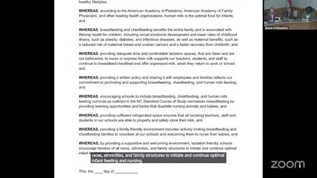 Durham Public Schools approves proclamation supporting breastfeeding initiatives
