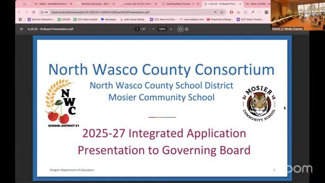 District presents draft 2025–27 integrated guidance plan; board asked to schedule approval meeting