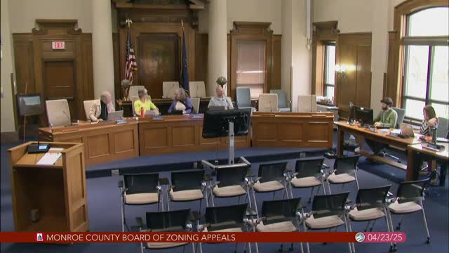 Monroe County BZA approves Anders variances to allow small addition on undersized Lake Monroe parcel