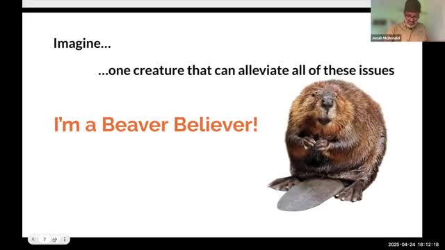 DeKalb County Naturalist discusses beaver ecology and coexistence strategies