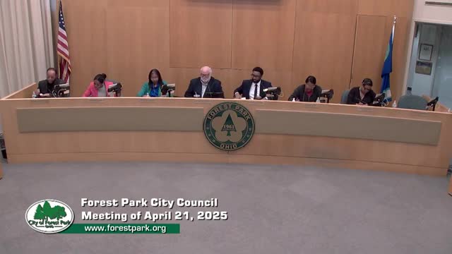 Forest Park council approves budget adjustments, equipment lease, redevelopment area and street-paving contract
