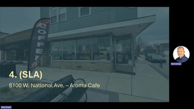 Planning commission approves outdoor seating plan for Aroma Cafe on West National Avenue