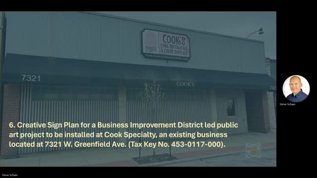Commission approves community-painted signage for Cook's building downtown