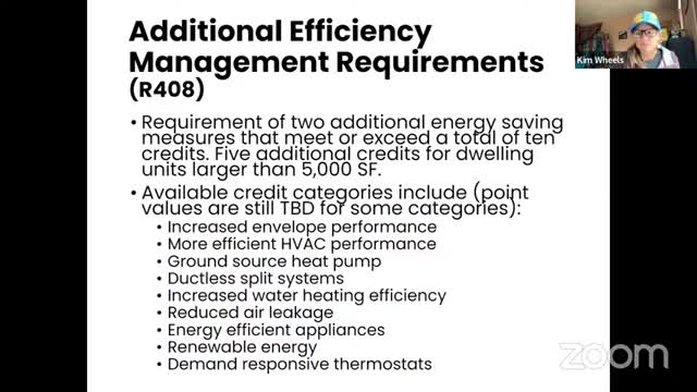 Colorado code discussions emphasize stricter energy requirements for larger homes