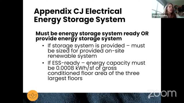 Building Code Update mandates energy storage capacity for new developments