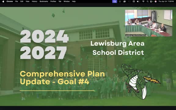 Board reviews Goal 4 of comprehensive plan: track, roofs, cameras and other facility projects