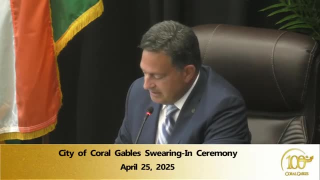 Commissioner pledges to restore community spirit in Coral Gables centennial address