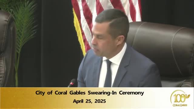 Mayor celebrates Coral Gables centennial and honors community leaders during induction ceremony