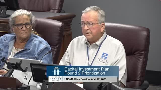 Franklin officials discuss debt and infrastructure funding amid property tax reassessment