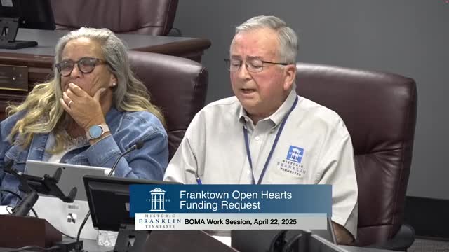 Franklin Board debates potential $900,000 investment in Frankletown property development