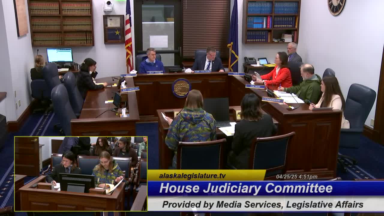 Representative Vance raises legal concerns over Alaska child support debt forgiveness proposal