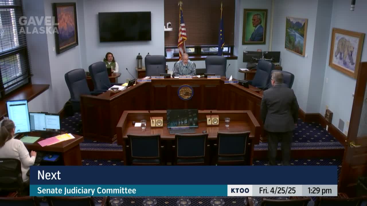 Senate panel hears SB36 to tie Alaska spending limit to private‑sector GDP