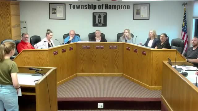 Resident asks Hampton Township to add sidewalk to area outside Central Elementary
