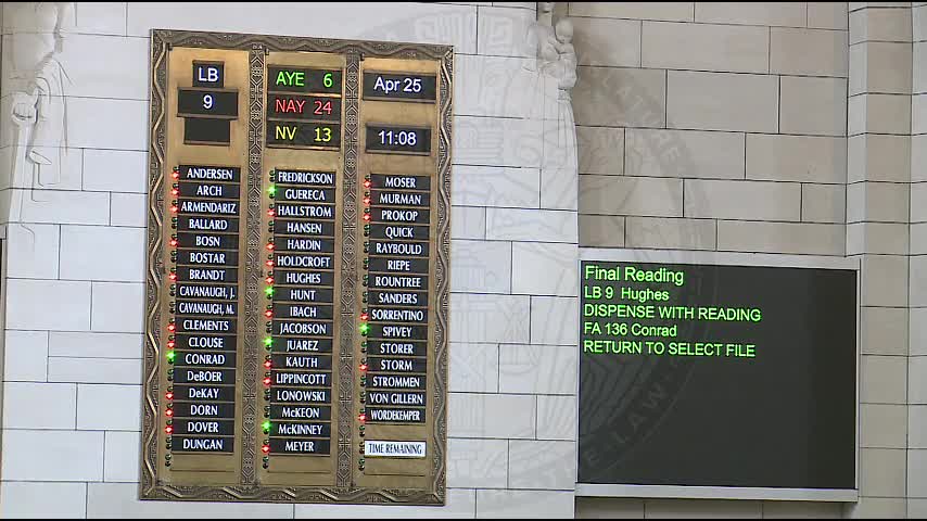 Votes at a glance: bills passed or advanced on final reading during April 24 session