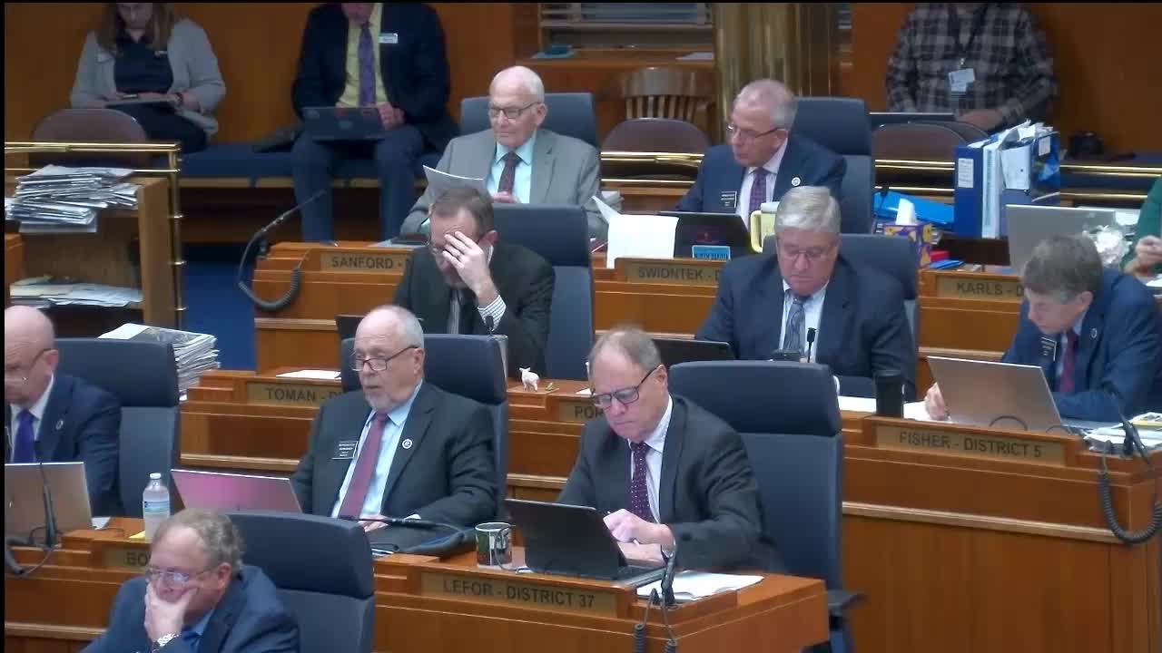 North Dakota House approves wide-ranging budget and policy measures; several bills pass, one fails