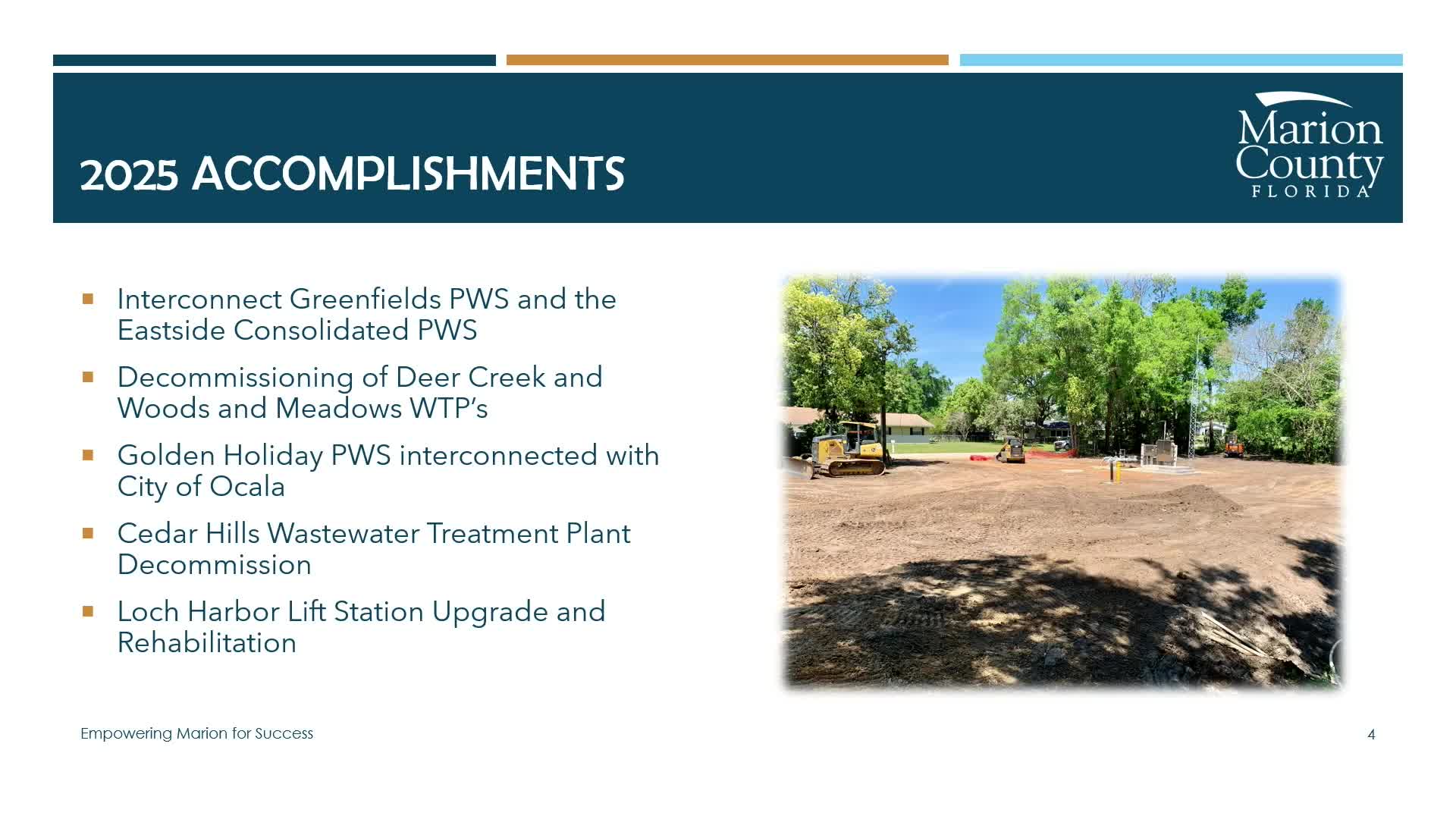 Marion County utilities highlight past accomplishments and future interconnection plans