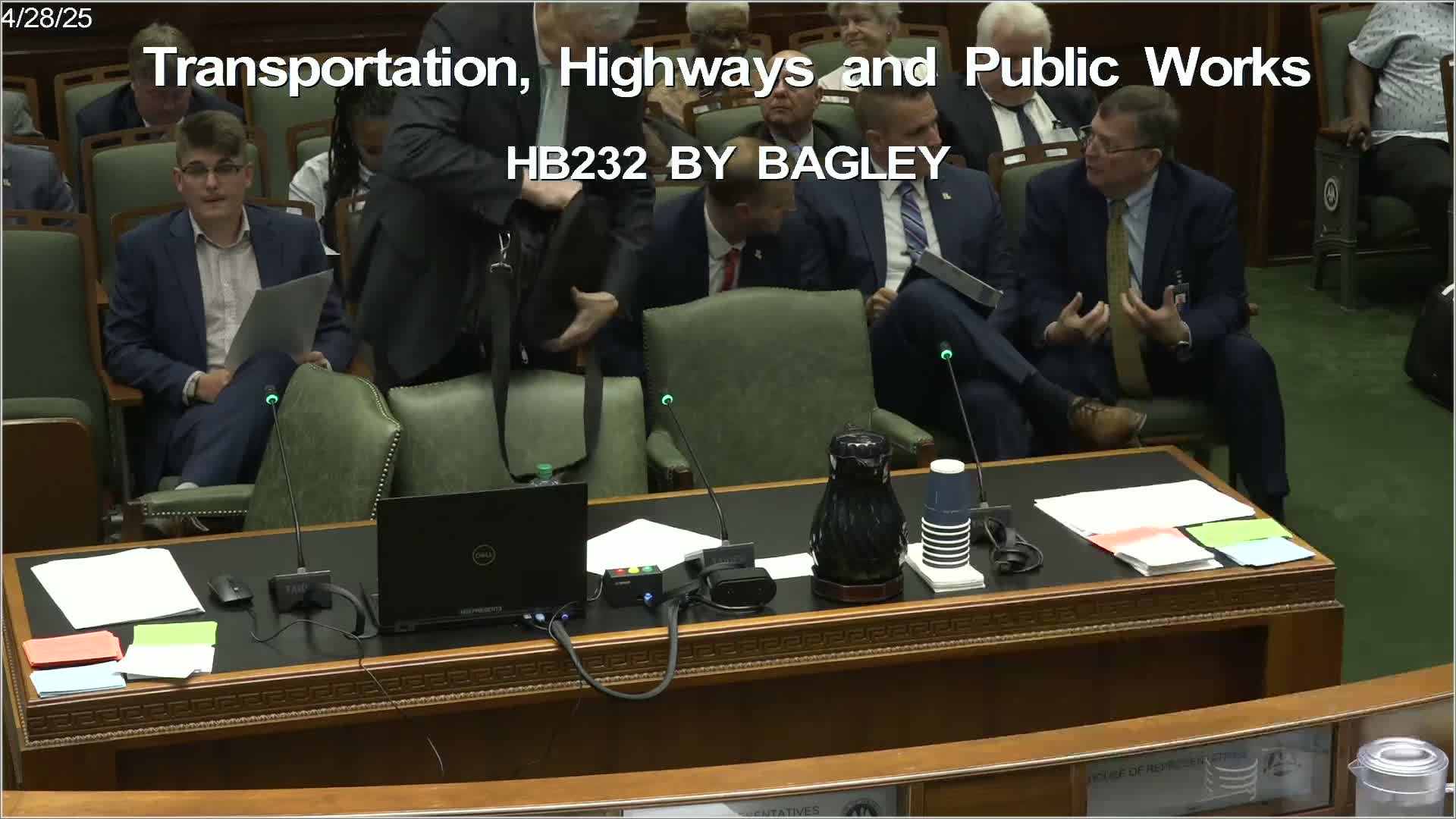 Representative Bagley promotes repeal of Louisiana's vehicle inspection sticker requirement
